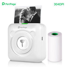 PeriPage A6 Mini Pocket Printer HD 304DPI Wireless BT Thermal Printer T0H6 picture