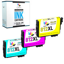 T812XL 812XL Black and Color Ink Cartridges for Epson 812 XL Combo Pack WF EC picture