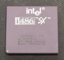Socket 1 Processor - Intel 80486 SX-25 - SX798 - GOLD - TESTED picture