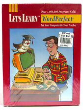Vintage Broderbund Let's Learn Word Perfect DOS 3.50