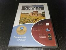 Transparent Spanish Complete Edition PC CD-Rom Transparent Language NEW picture