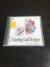 SoftKey Key Greeting Card Designer CD-ROM for Windows Rare Collectible picture