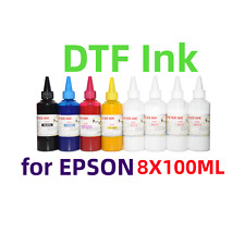 8X100ML Premium DTF Direct To Film refill Ink for R2400 R2880 Printer picture
