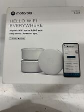 Motorola MH7603 | WiFi 6 Router + Intelligent Mesh System | 3-Pack | Easy Setup, picture