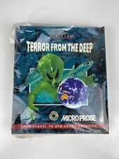 X-COM Terror From the Deep 1995 PC CD ROM Video Game Big Box Vintage new Sealed picture
