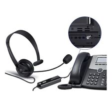 Insignia- Landline Hands-Free Headset with RJ-9 Connection - Black picture