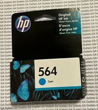 HP 564 Cyan Ink Cartridge CB318WN Genuine New Expired June 2020 picture