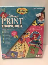 Disney The Little Mermaid Print Studio Windows CD-Rom -New-,Sealed, 1998 picture
