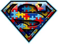 Superman Autism Awareness Sticker Decal (Select your Size) picture