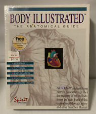 Body Illustrated The Anatomcal Guide 1992 Vintage PC Disks Learn Anatomy BO400 picture