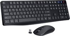 New VicTsing Wireless Keyboard Mouse Combo Energy Saving black picture