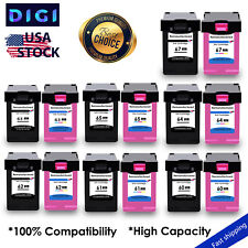 67XL 65XL 63XL 62XL 61XL 60XL Refilled Ink Cartridge Compatible with HP Printer  picture