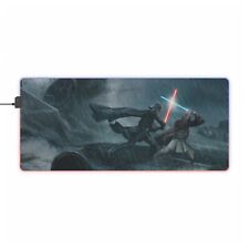 Obi Wan vs Darth Vader LED Gaming Mouse Pad - RGB Backlit, Non-Slip Rubber Base picture