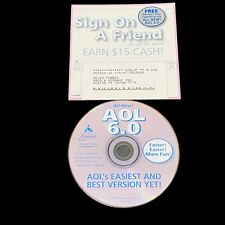 AOL 6.0 CD Rom Easiest and Best Version Yet 2000 Computer Software picture