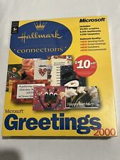 Microsoft Greetings 2000 Hallmark Connections CD ROM Old Software DIY Cards picture