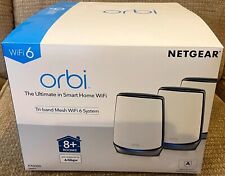 NETGEAR Orbi RBK853 Tri-Band Mesh Wi-Fi 6 System (Set of 3) picture