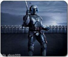 STAR WARS Jango Fett Troopers Clone Army Anti slip COMPUTER MOUSE PAD 9 X 7inch picture