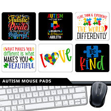 Autism Awareness #2 - MOUSE PAD -Puzzle Piece Autistic Child School Teacher Gift picture
