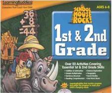 SchoolHouse Rock 1st & 2nd Grade Essentials PC MAC CD learn read math numbers picture
