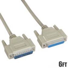6FT DB25 DB 25 IEEE1284 25-Pin Male to Female M/F Parallel Cable Extension Cord picture