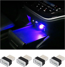 4 PCS USB LED Car Interior Atmosphere Lamp, Plug-In USB Decor Night Light, Porta picture