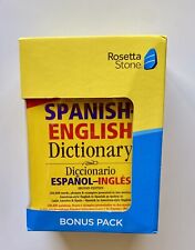 Rosetta Stone Spanish Bonus Pack With Grammar And Dictionary Books - New  picture
