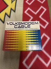 VOLKSMODEM C Cable 6 Pin Vintage Collectible 18” RS-232 Cable New NOS DE-9P picture