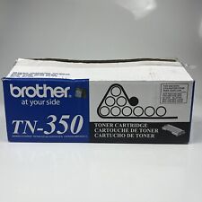 New Open Box Genuine Brother TN350 2500 Pages Toner Cartridge - Black OEM picture