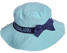 Disney Parks Alice in Wonderland Green Bucket Sun Hat with Bow - Adult picture