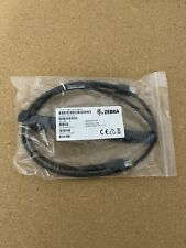Lot of 6 Zebra CBA-U32-C09ZAR Coiled Cable for Zebra Barcode Scanner 9 ft picture