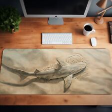 Sand & Surf - Shark-Inspired Desk Mat for Ocean Enthusiasts picture