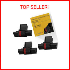 3 Pack Compatible Calculator Ribbon Replacement for Casio hr-100tm Ink IR-40T Ca picture