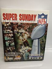 VTG 1995 NEW Super Sunday NFL CD ROM PC Trivia Game Windows 95 VOLUME 2 1977-86 picture