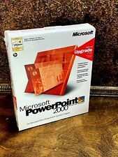 Vintage NOS Microsoft POWERPOINT 2000 Presentation Program  Factory Seaked picture