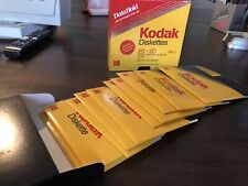 1988 Kodak Diskettes 2S 2D With Hub Ring MD2 48 TPI 5 1/4 Inch Qty 11 picture