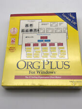 ORG PLUS  For Windows  Version 3.0. or later  NEW sealed Rare picture