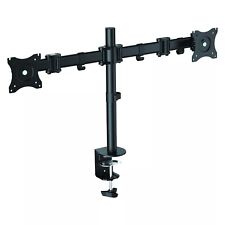 Rocelco- Double Articulated Dual Monitor Desk Mount, Black, DM2 picture