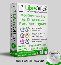 Libre Office Deluxe Edition Suite 2024 7.6.5 Windows macOS LibreOffice Linux picture