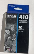 Genuine Epson 410 Ink Cartridge Standard Capacity Black T410120 Exp. 06/2023 picture