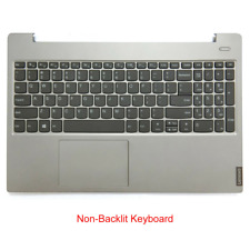 New Lenovo Ideapad S340-15IWL S340-15API Palmrest Non-Backlit Keyboard Silver picture