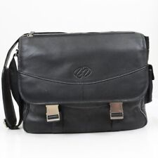 Premium Leather 14 MacBook Pro Messenger Bag w/Sleeve by Michael Santoro Design picture