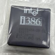 Intel 386DX-20Mhz Gold Ceramic PGA Processor Chip i386 80386 386 CPU Chip SX217 picture