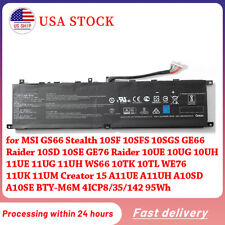 Genuine BTY-M6M battery for MSI GE76 GE66 GS66 Stealth SF 10SF-005US 10UG 11UG picture