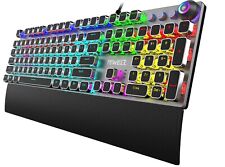 Mechanical Gaming Keyboard, LED Rainbow Gaming Backlit, 104 Anti-Ghosting Keys,  picture