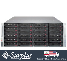Supermicro 4U 36 Bay SAS3 UnRaid Server Xeon 28 Core 64GB 847BE1C-R1K28LPB SQ PS picture