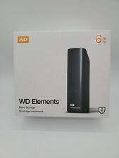 WD Elements 6TB External Desktop Hard Drive USB 3.0 Black WDBWLG0060HBK-NESN picture