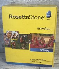 Rosetta Stone Spanish (Latin America) Version 4 Level 1-5 w/Headset New Open Box picture