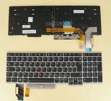 New for Lenovo Thinkpad L580 L590 T590 Keyboard Backlit Silver Italian Tastiera picture