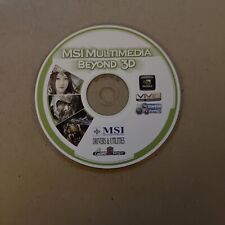 MSI Multimedia Beyond 3D Drivers and Utilities CD ROM DISC picture