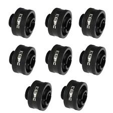 XSPC G1/4 to 1/2 ID 3/4 OD Compression Fitting V2 - Matte Black (8 Pack) picture